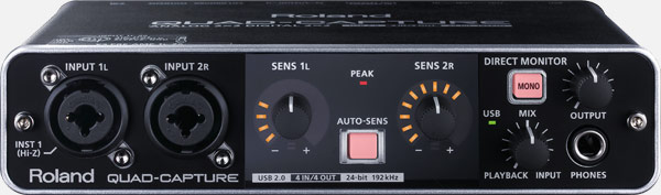 Roland - QUAD-CAPTURE | USB 2.0 Audio Interface