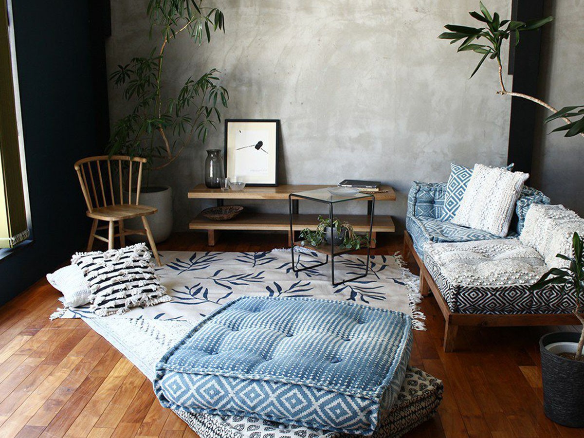 a.depeche block multi zabu ottoman / アデペシュ ブロックマルチ